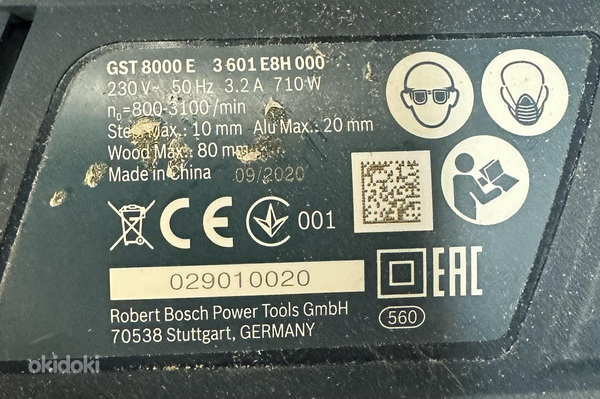 Tikksaag Bosch 710W GST8000E (foto #5)