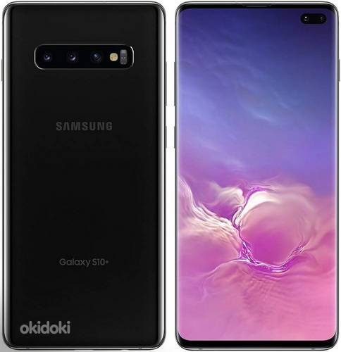 Телефон Samsung Galaxy S10+ Черный (фото #1)