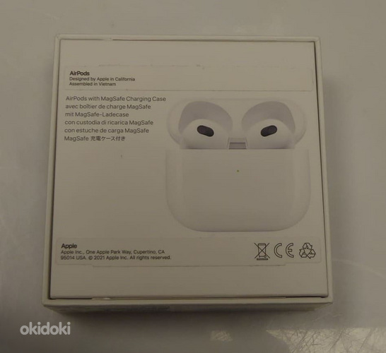 Беспроводные наушники Apple AirPods (3rd gen) + Коробка (фото #3)