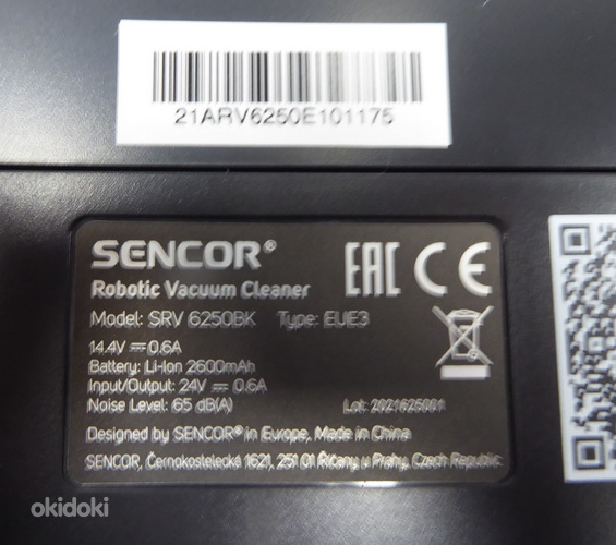 Робот-пылесос Sencor SRV6250BK (В коробке) НОВЫЙ! (фото #10)