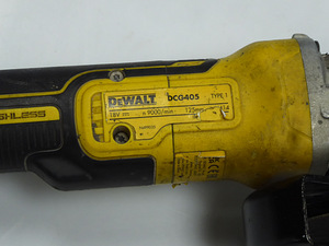 Relakas Dewalt DCG405 + aku 5ah + laadija (4 foto / 6)
