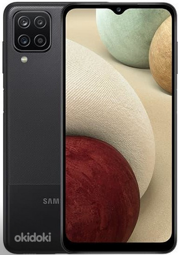 Mobiiltelefon Samsung galaxy A12 128Gb + laadija + karp