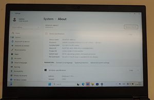 Sülearvuti Lenovo ThinkPad T480S + laadija (6 foto / 6)