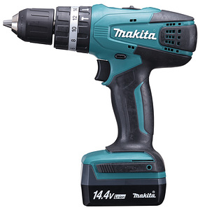 Акудрель Makita DHP347D + 2тк аку + зарядка + чемодан (1 фото из 6)