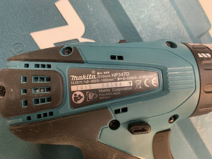 Акудрель Makita DHP347D + 2тк аку + зарядка + чемодан (6 фото из 6)