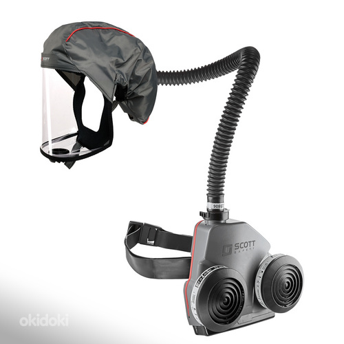 Mask 3m Scott Safety Duraflow + Aku + Laadija