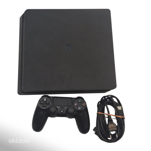 Mängukonsool Playstation 4 Slim 500Gb + mängupult + kaablid