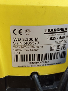 Пылесос Karcher WD 3 (4 фото из 5)