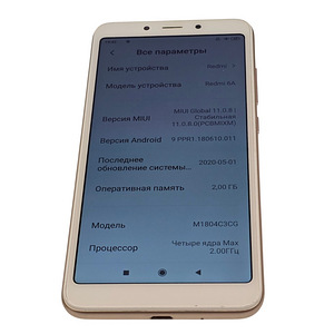 Смартфон Redmi 6a 16/2gb камера разбита (6 фото из 8)