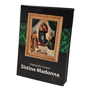 Hõbetatud meenemünt Sistine Madonna (1 foto / 5)