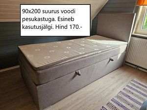 Lahtikäiv voodi 90x200 (1 foto / 5)