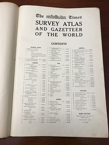 The Times Atlas & Gazetteer Of The World 1922 (4 foto / 6)