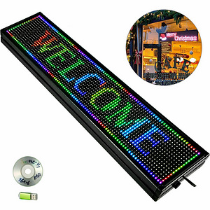 VÄRVILINE RGB LED-TABLOO 100x20cm WiFi
