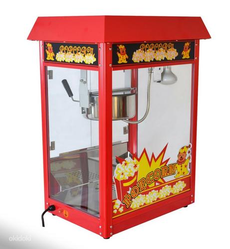 Новый попкорн-автомат колесный,для торговли на ярмарках (фото #6)