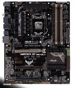 ASUS SABERTOOTH Z97 MARK 2, i5-4590, DDR3 16GB, SSD 240GB (1 foto / 10)