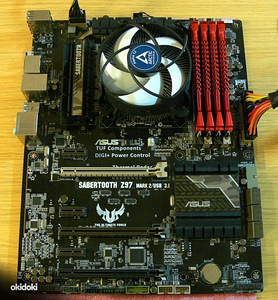 ASUS SABERTOOTH Z97 MARK 2, i5-4590, DDR3 16GB, SSD 240GB (3 foto / 10)