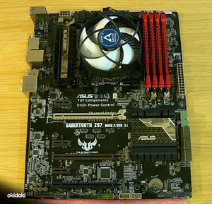 ASUS SABERTOOTH Z97 MARK 2, i5-4590, DDR3 16GB, SSD 240GB (5 foto / 10)