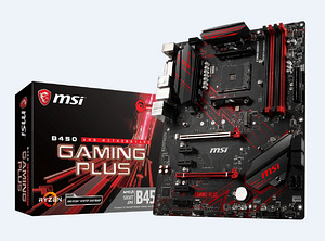 MSI B450 Gaming Plus, Ryzen 7 3700X, DDR4 16GB,SSD M.2 256GB (1 foto / 10)