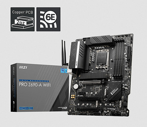 MSI PRO Z690-A WiFi, i5-13400F, DDR5 32GB, SSD 512GB M.2 (1 foto / 10)