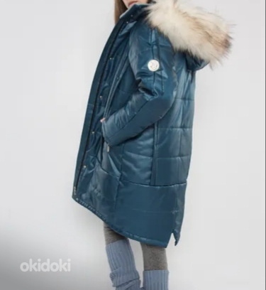 Зимнее очень теплое пальто для девочки 158 / 164 (фото #2)