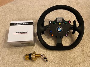 Fanatec Clubsport steering wheel BMW gt2 v2