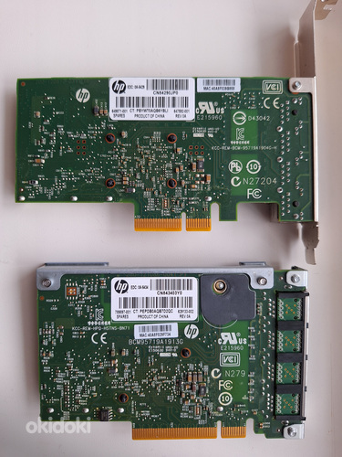 Võrgukaart LAN card PCIe SFP+ 10Gb 1Gb 2/4-ports (10tk) (foto #8)