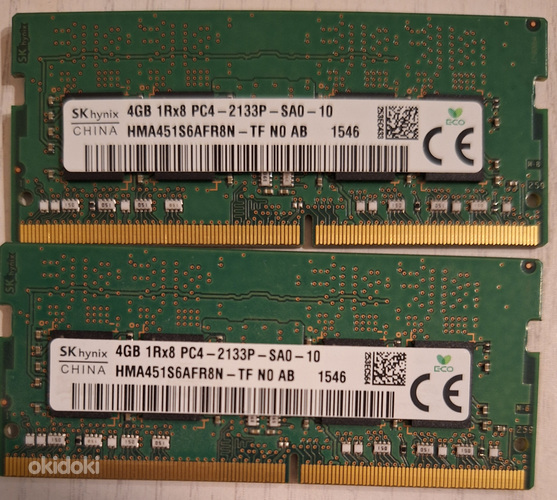 DDR3 PC3L DDR4 4/8Gb pulgad laptop/desktop 10600MHz-2400MHz