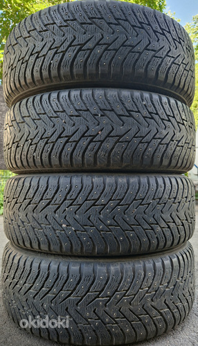 R19 Nokian 235/55/19 - 8мм - 99% шипы - установка