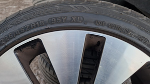 R18 KIA originaal 114.3 + rehvid 225/45/18 (6 foto / 6)