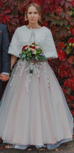 Свадебное платье 36-38/S-M + болеро (фото #6)