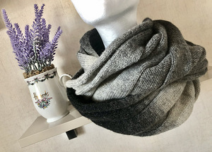 Villane ja poolvillane snood sall (5 foto / 10)