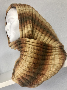 Villane ja poolvillane snood sall (7 foto / 10)
