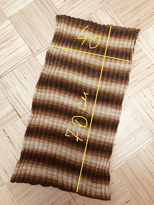 Villane ja poolvillane snood sall (10 foto / 10)