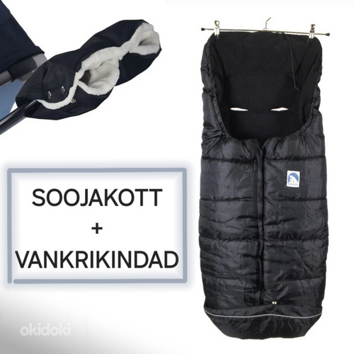 Eisbärchen vankri soojakott + vankrikindad