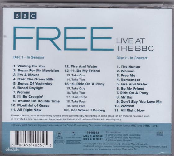 2xCD FREE - Live At The BBC,1968-1971 ( 2006) Classic Rock (foto #2)