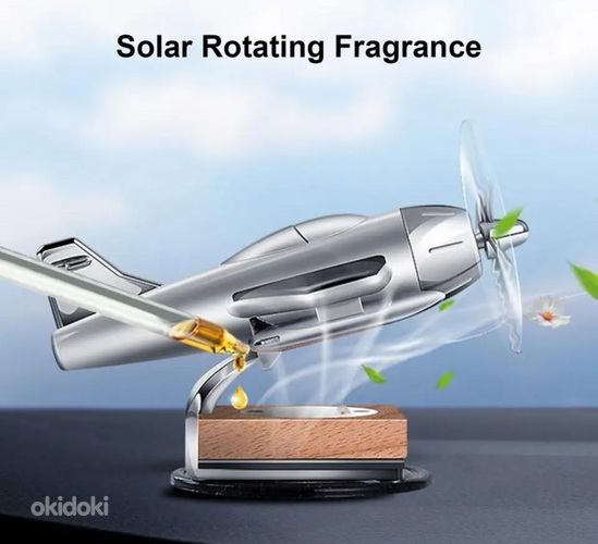 Автомобильный освежитель воздуха Солнечная энергия Самолет (фото #2)