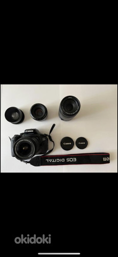Canon EOS 600D + объектив Canon Zoom 55–250 мм, объектив Can (фото #1)
