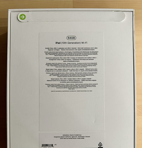 Apple iPad 64GB 10th gen. Uus! (2 foto / 3)
