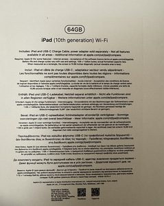Apple iPad 10th gen. 64GB Uus! (3 foto / 4)