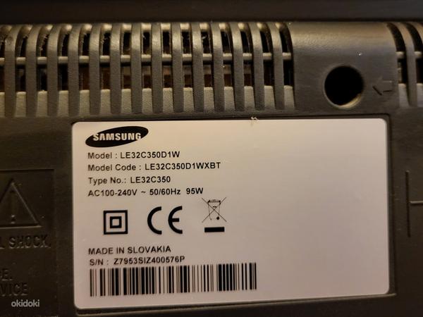 Teler Samsung LE32C350D1W Must LE32C350D1W (foto #3)
