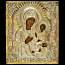 Икона 19 века "Богоматерь Тихвинская" (фото #1)
