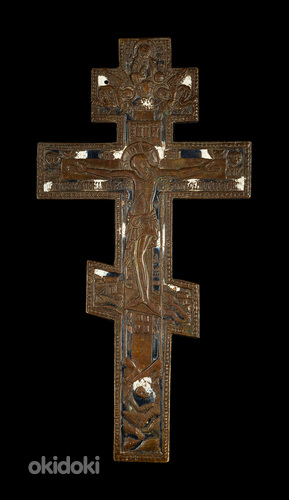 Старинный крест "Распятие Иисуса Христа" (фото #1)