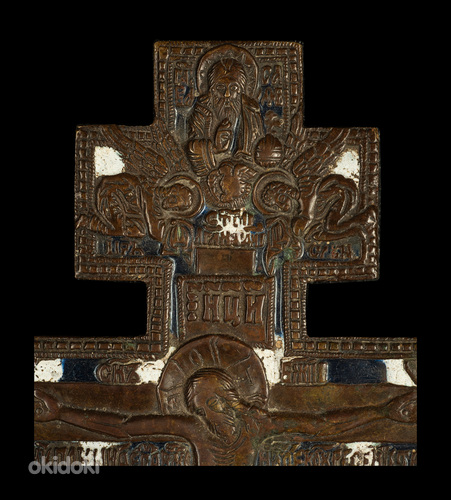 Старинный крест "Распятие Иисуса Христа" (фото #2)