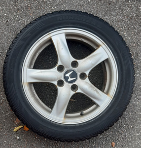 Veljed ja rattad R16 HONDA = 4 tk, (5x114,3), DIA 64,1mm (1 foto / 4)