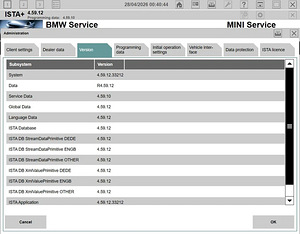 BMW ISTA+ 4.59.12 + 4.59.10 PSdZData - 2026 (6 foto / 6)