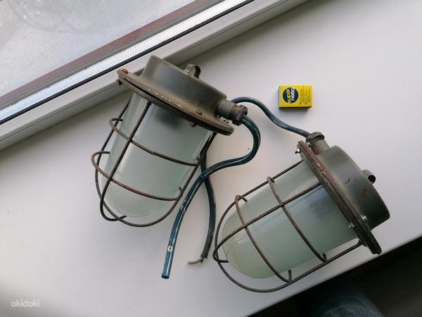 Старый электрический фонарь (2шт) (фото #1)