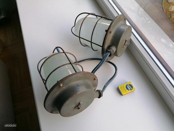 Старый электрический фонарь (2шт) (фото #3)