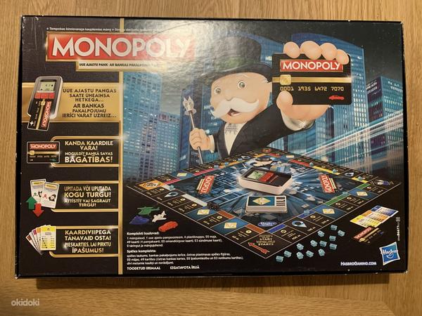 Lauamäng Monopoly elektroonilise pangakaardiga (foto #2)