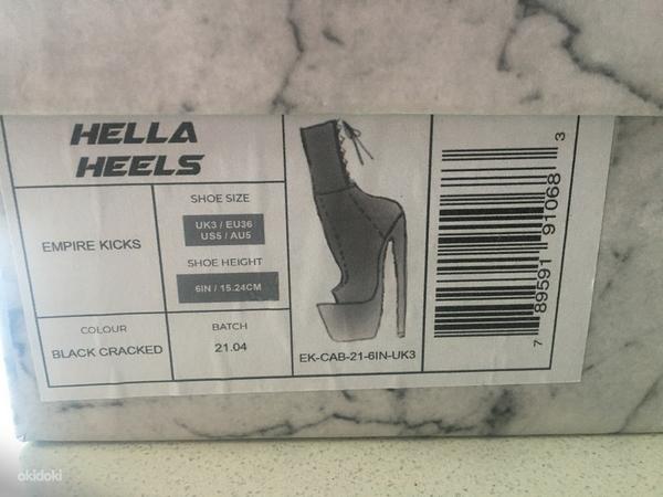 Ботинки для танцев на шесте hella Heels+защитные кожухи UK3/ (фото #5)