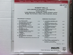 CD-Robert Wells -Rhapsody In Rock- 1989 - Germany. (4 foto / 5)